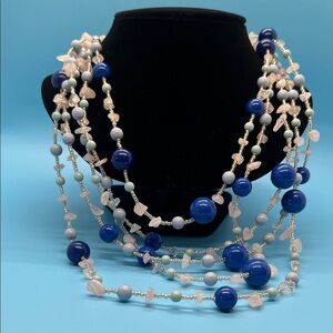 #137 Talbots Multicolor Beaded Necklace